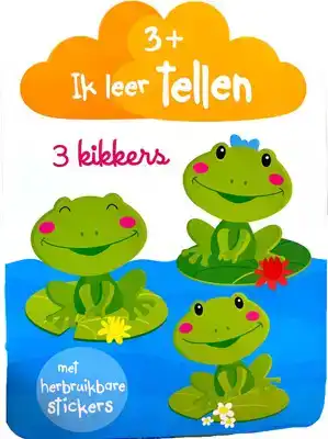 Ik leer tellen sticker boek