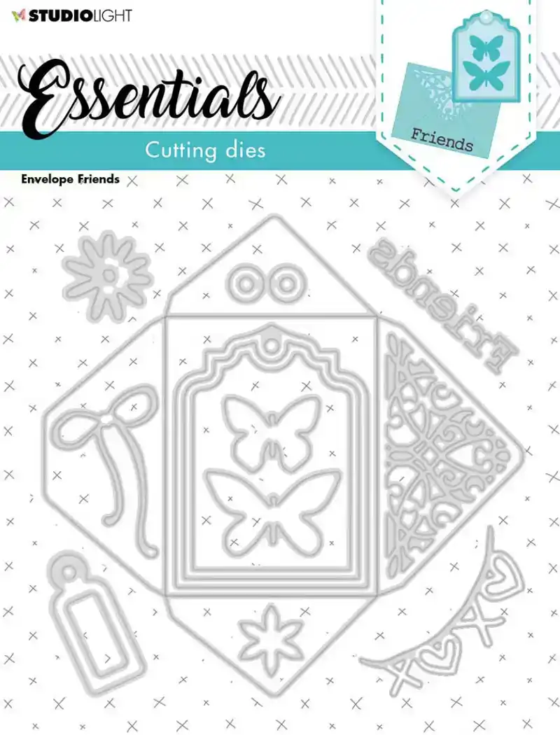 Studio Light snijmal Envelop Friends Essentials nr.238