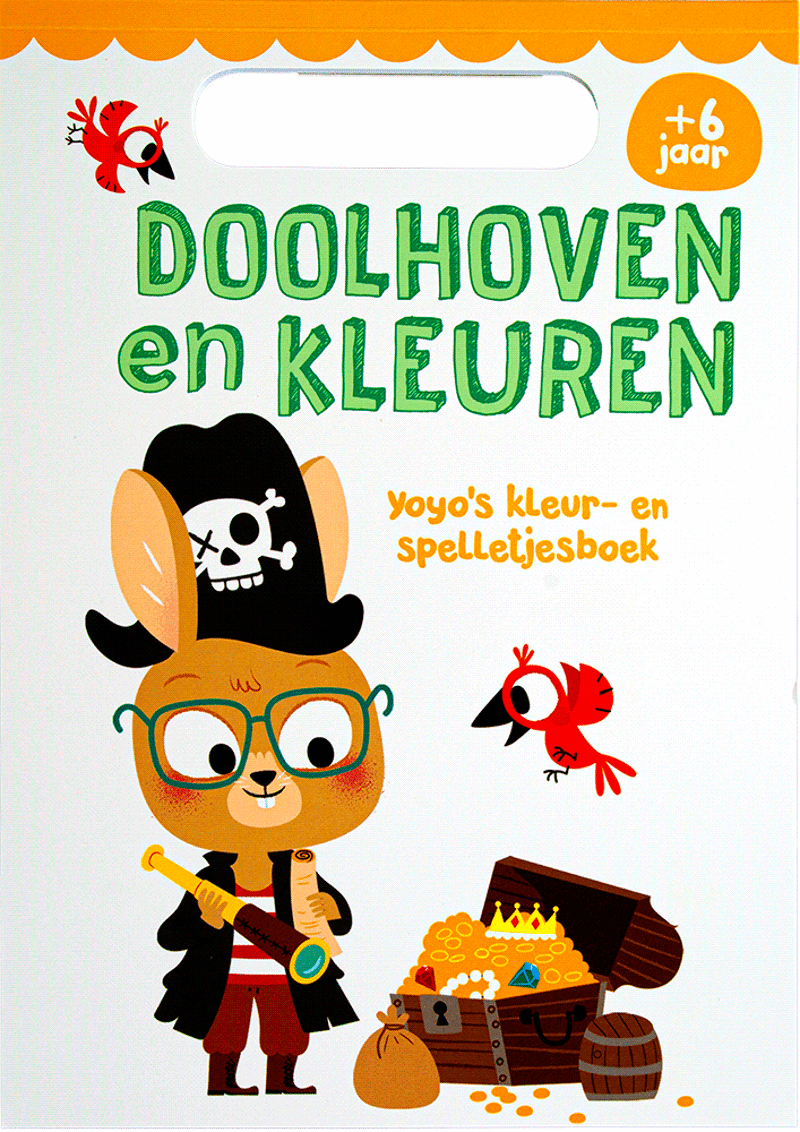 Doolhoven en Kleuren 6+ Yoyo's kleur- en spelletjesboek