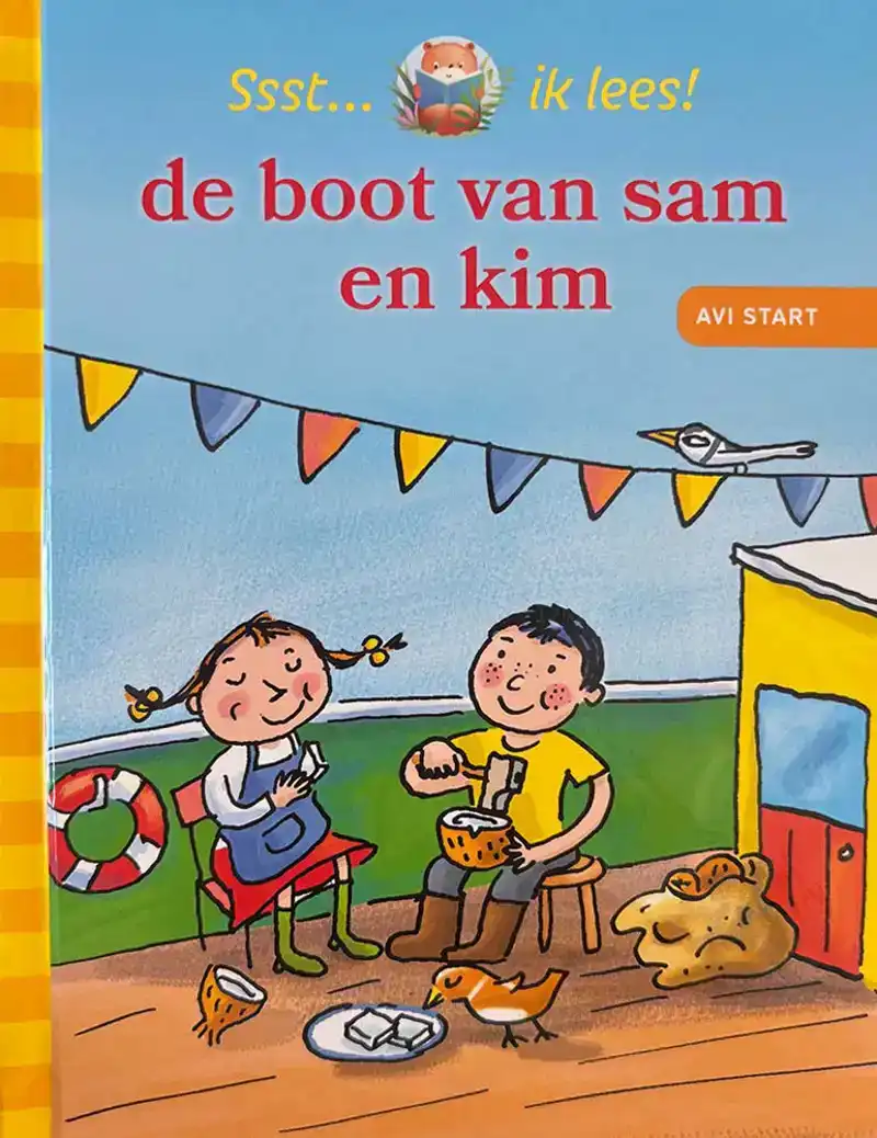 Ssst... ik lees - De boot van Sam en Kim Avi Start