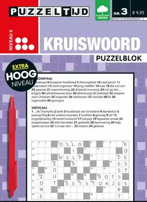 Puzzelblok kruiswoord 5punt nr3