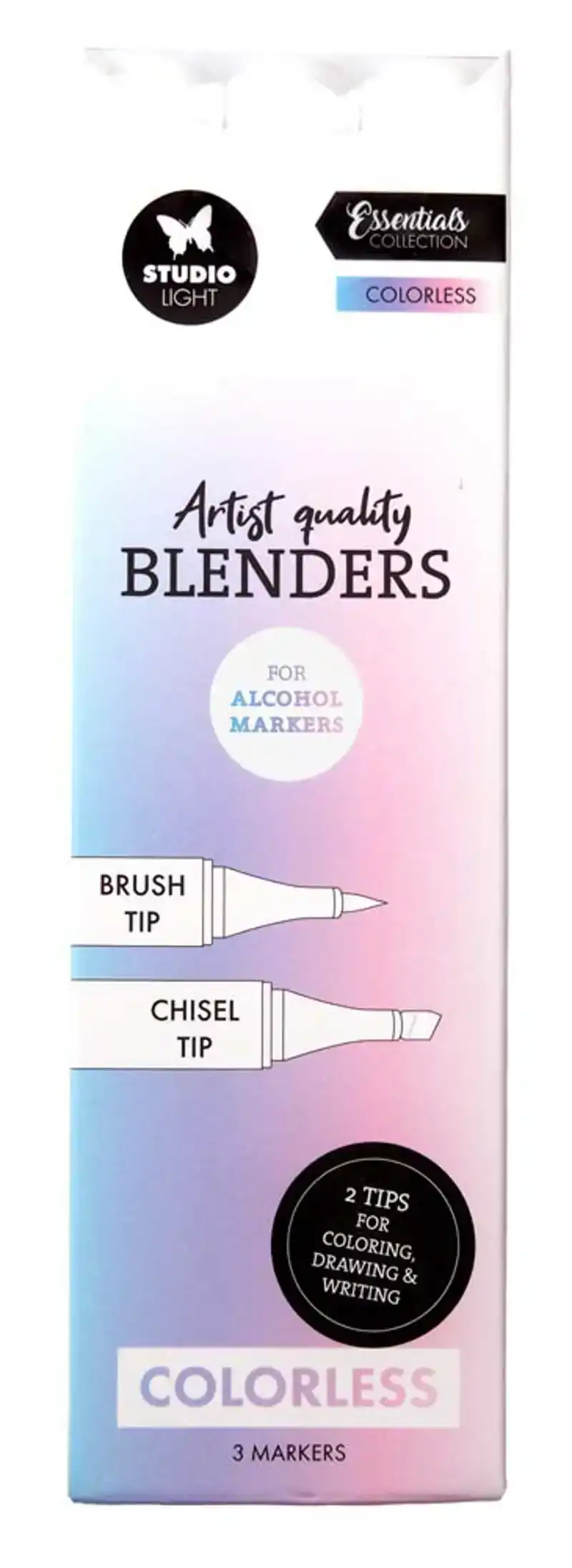 Studio Light Alcohol Markers colorless blenders essentials 3 stuks