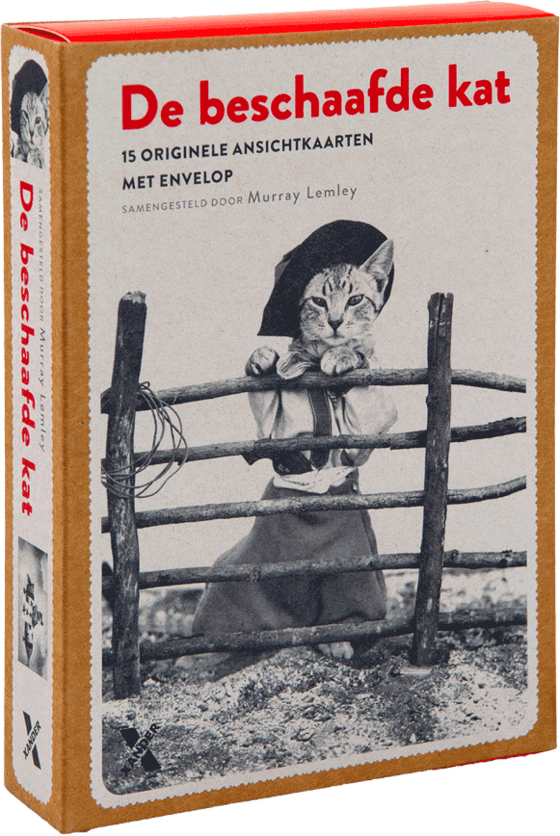 De beschaafde kat (prentbriefkaarten met envelop 15 stuks