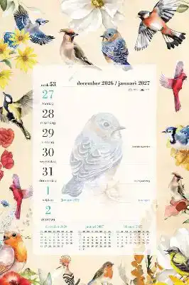 Weekblok vogels getekend 2027