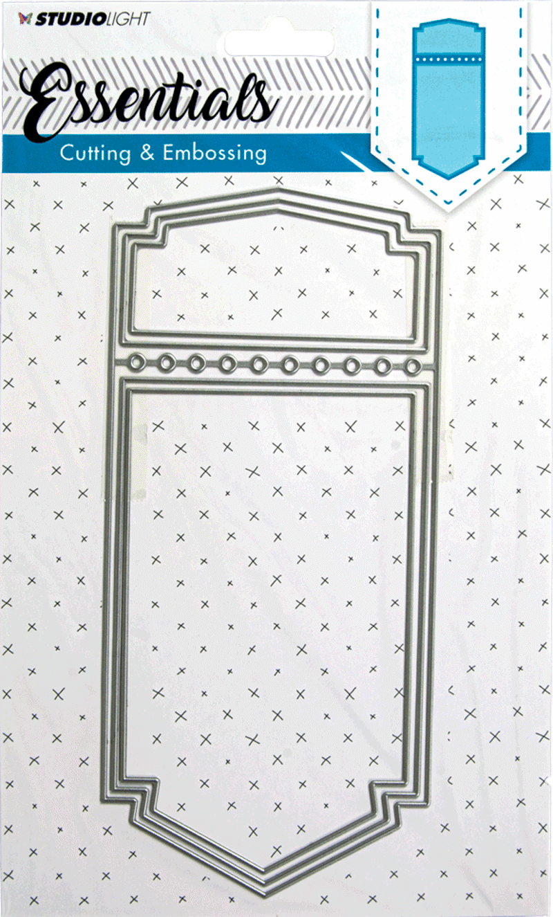 Snijmal essentials ticketmal nr199 afgerond A5 kaart 205x95mm