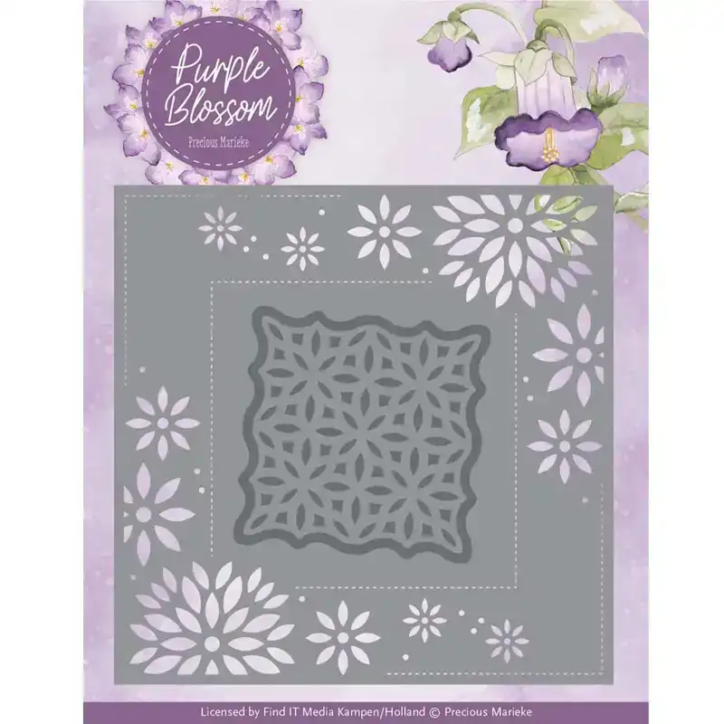 Snijmal Precious Marieke Purple Blossom Blossom Frame