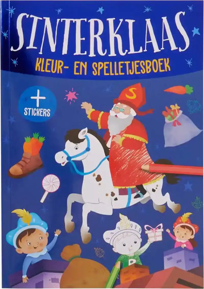 Sinterklaas kleur en spelletjesboek
