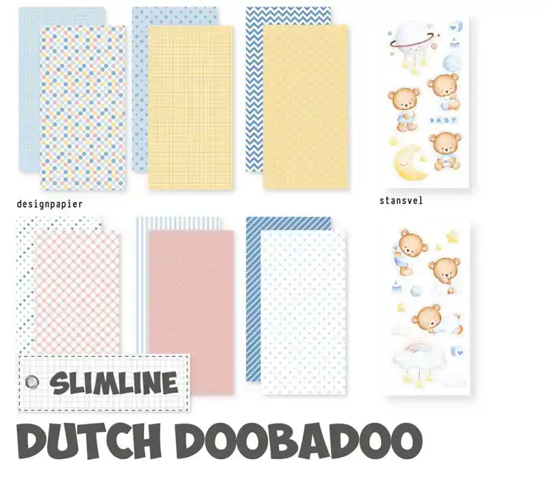 Dutch Doobadoo Craftykit Slimline Babyboy