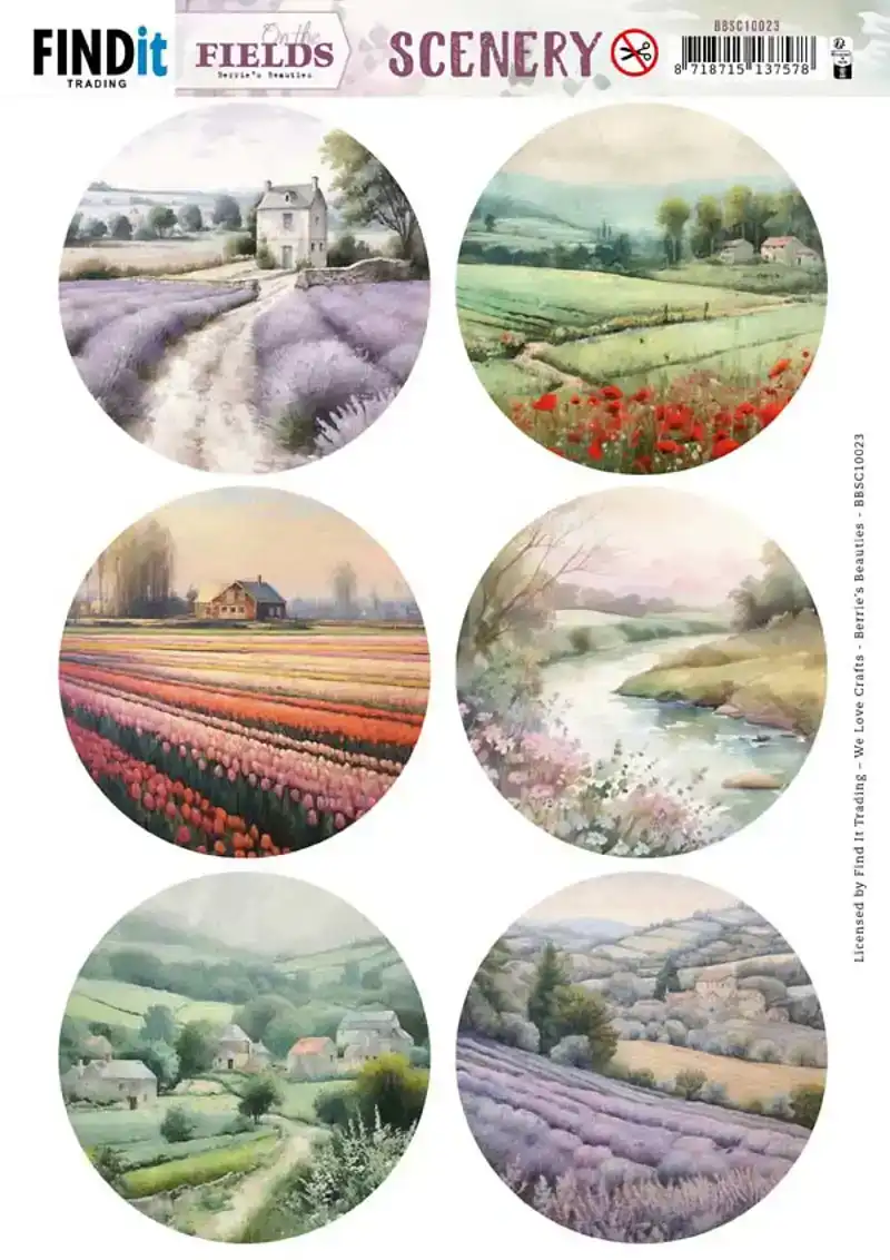 Berries Beauties on the fields Scenery push out round
