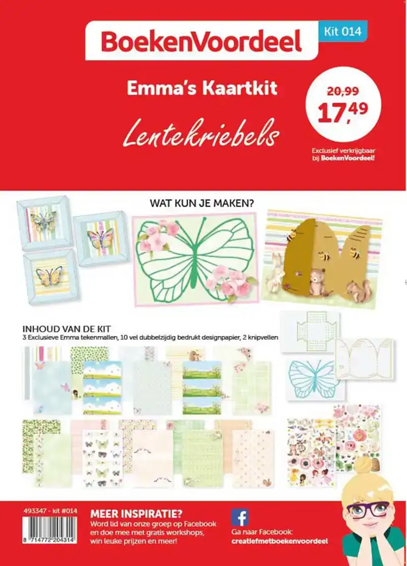 Emma's Kaartenkit 14 Lentekriebels