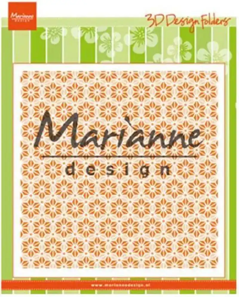 MD 3D embossing folder Japanese star