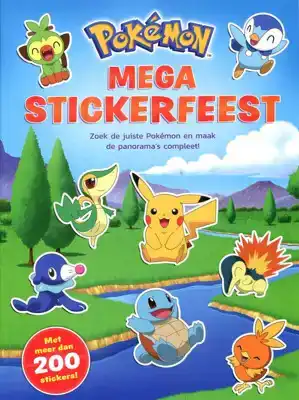 Pokémon mega stickerfeest