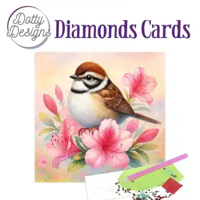 Dotty Designs Diamond Cards – Brown Bird