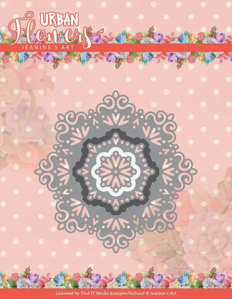 JA Urban Flowers snijmal Urban Doily