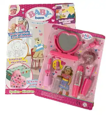 Baby born activity met make-up setje