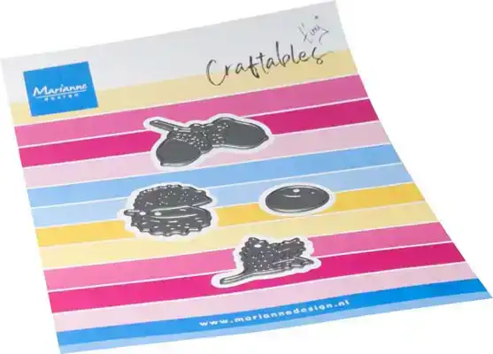 MD Craftables stencil Tiny's achorn & chestnut
