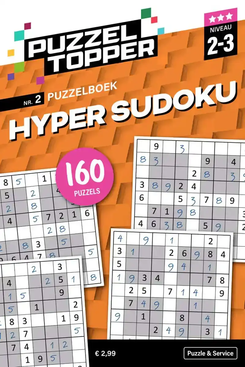 96 pag. Hyper Sudoku 2-3 stip nr2 Puzzeltopper