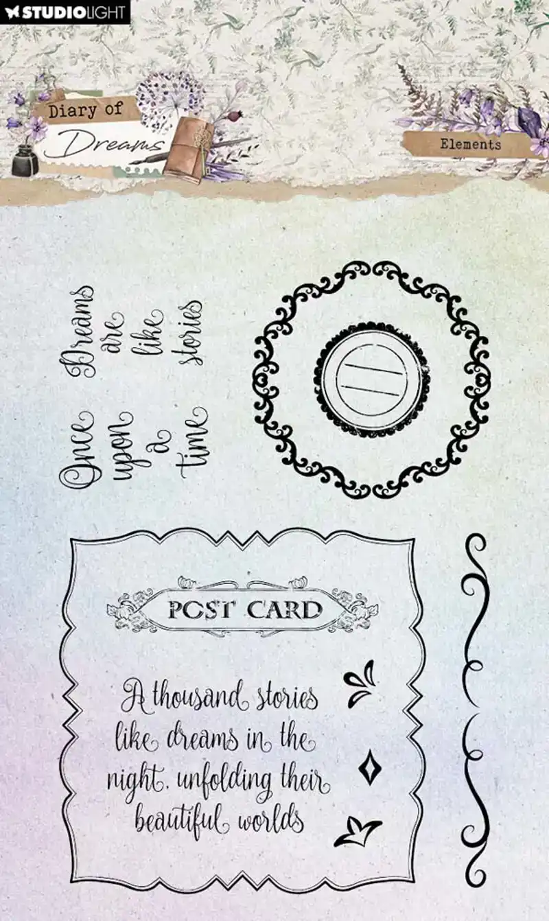 Diary of Dreams Clear Stamps Elements nr.807