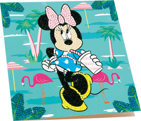 Disney diamond painting kaart Minnie
