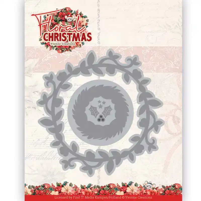 Yvonne Creations Floral Christmas Floral wreath