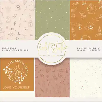 Paperpad Violet studio Moons & Blooms
