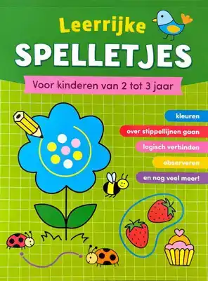 Leerrijk spelletjesblok 2-3 jaar
