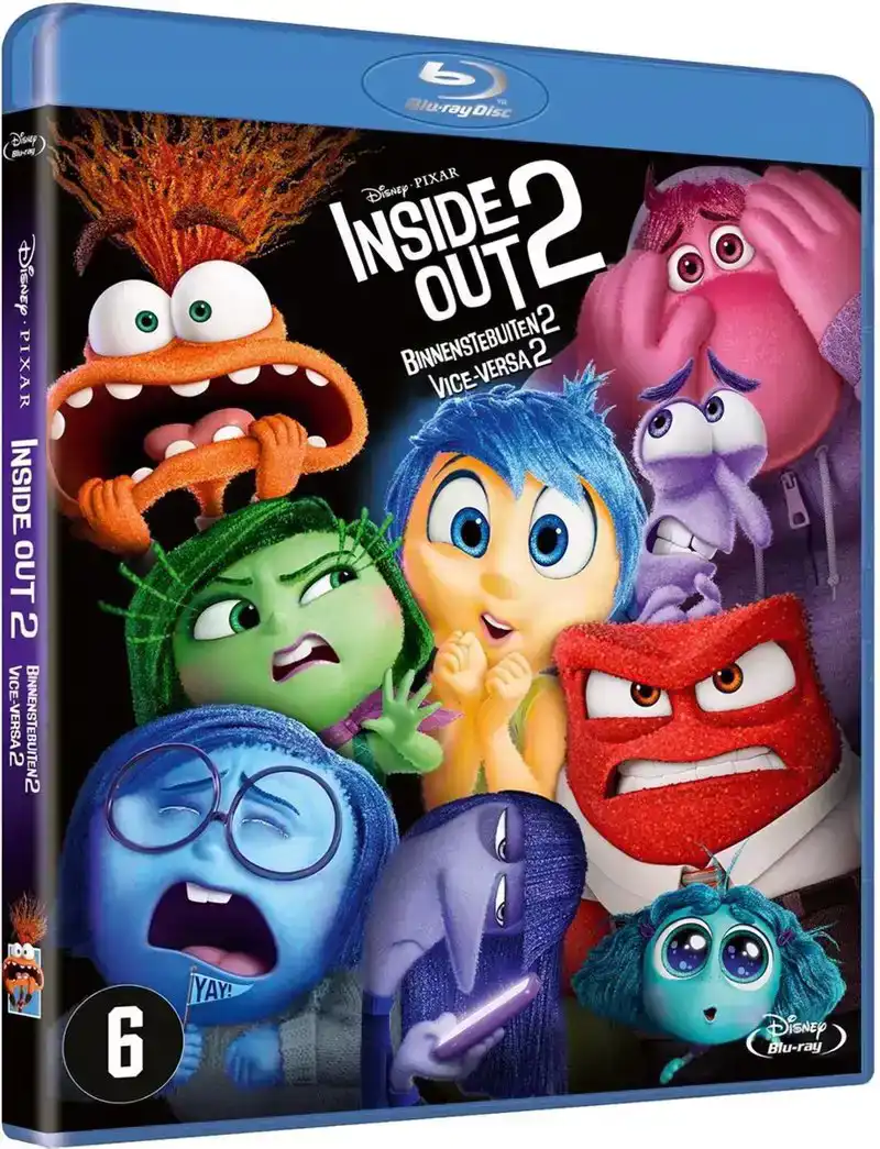 Inside Out 2 (Binnenstebuiten 2) - Blu-ray