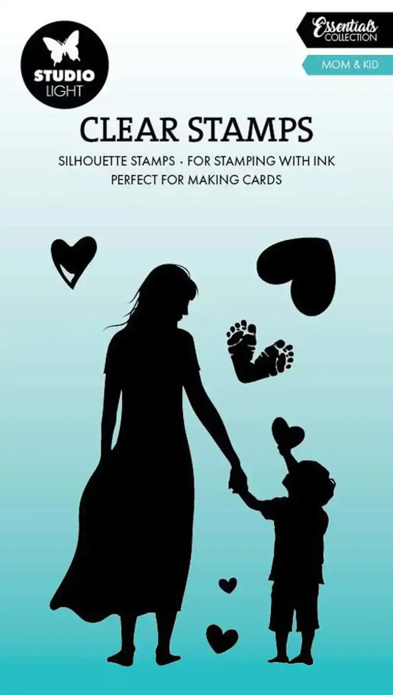 Clear stamp Mom & Kid