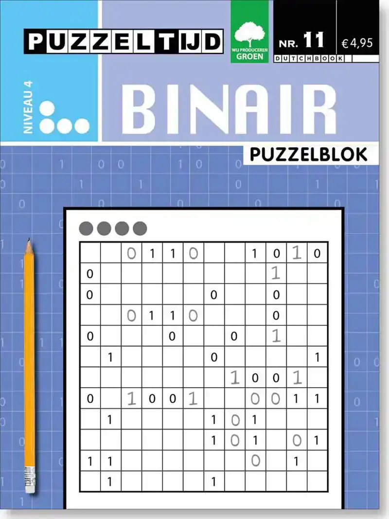 Puzzelblok binair 4 punt nr11