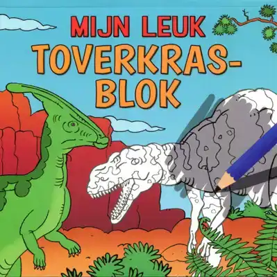Mijn leuk toverkrasblok Dino's