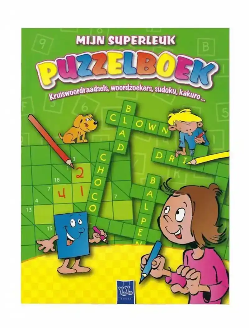 Mijn superleuk puzzelboek groen