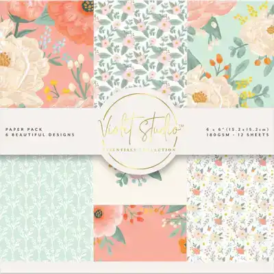 Paperpad Violet studio blushing blooms