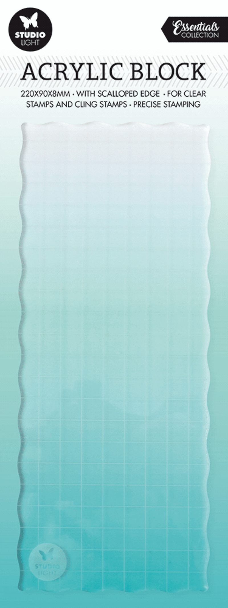 Acrylic Block 22x9 cm