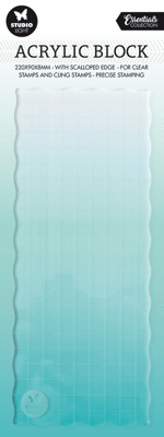 Acrylic Block 22x9 cm