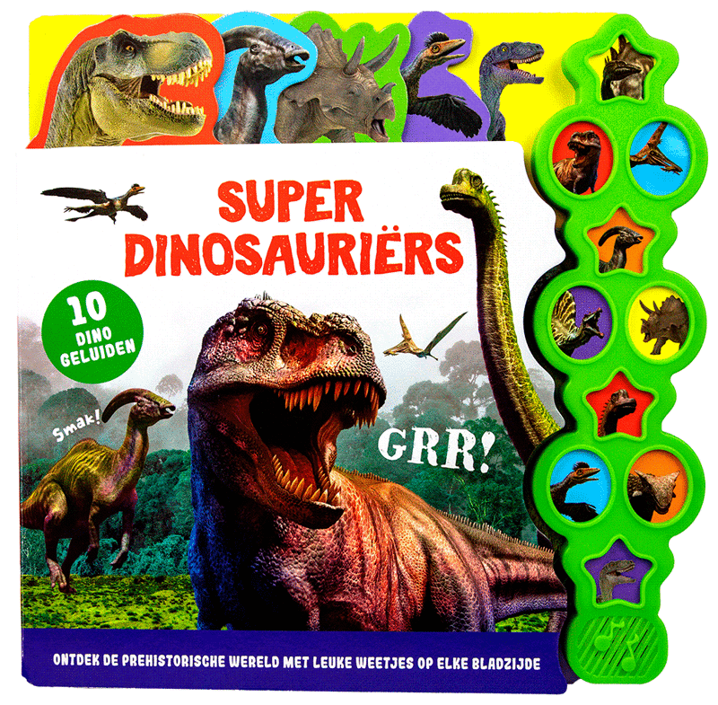 Super Dinosauriers geluidenboek