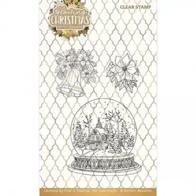 BB Glowing Christmas Clear Stamp globe