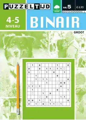 Puzzelboek groot binair 4-5 punt nr5