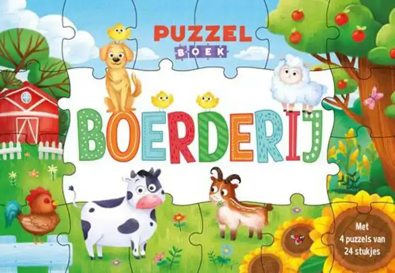 Plezier op de Boerderij Puzzelboek