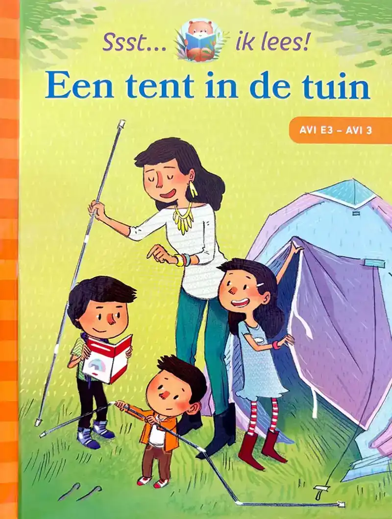 Ssst... ik lees - Een tent in de tuin Avi E3 - Avi 3