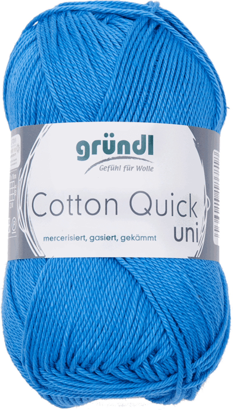 Cotton Quick Uni 126 Medium Blauw 50gr