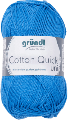 Cotton Quick Uni 126 Medium Blauw 50gr