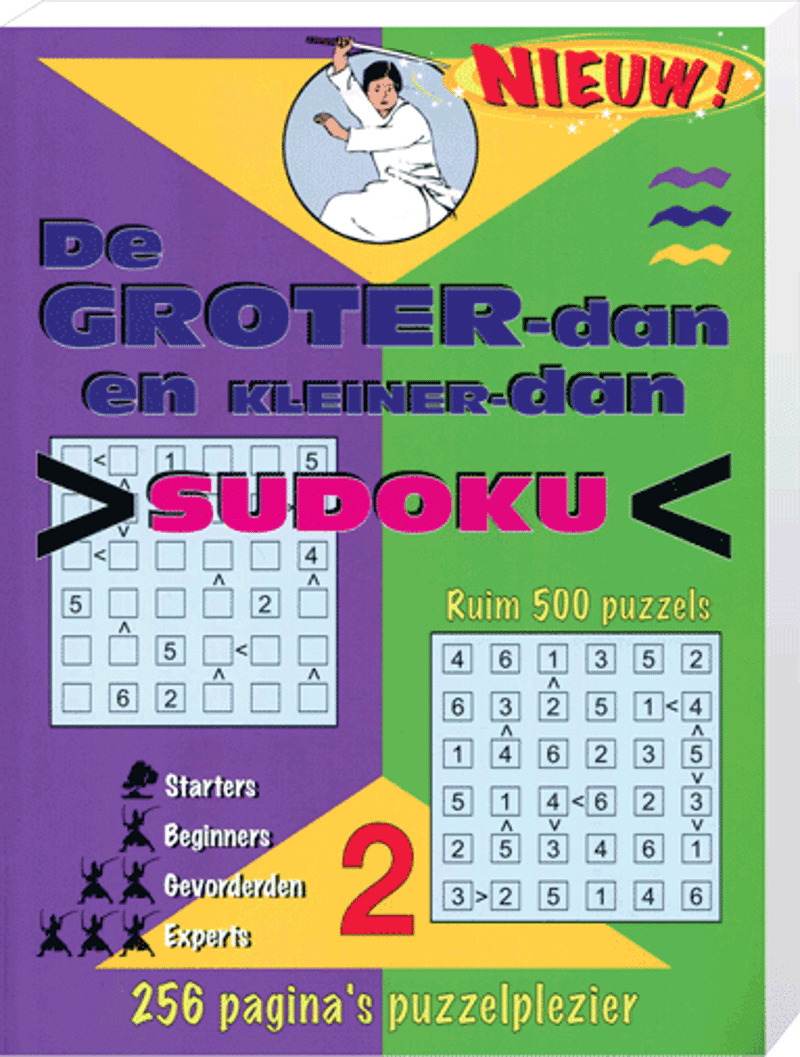 Groter dan kleiner dan Sudoku 1