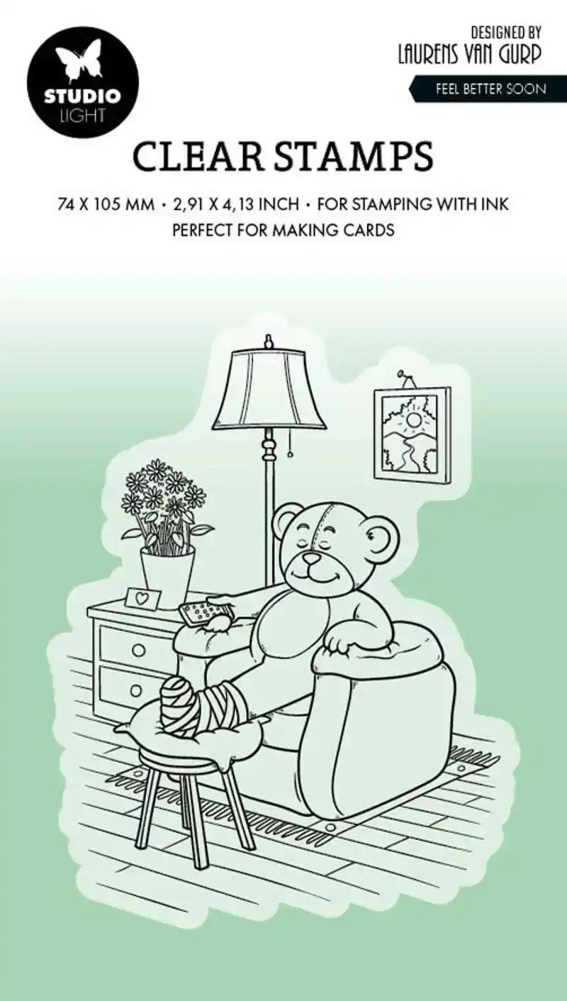Studio Light Clear Stamp Feel Better Soon