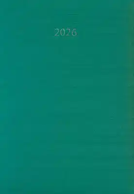 Weekagenda 2026 Turquoise 17x24cm