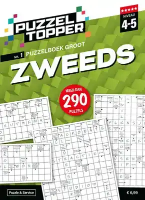 Puzzelboek groot Zweeds 4-5 punt nr1