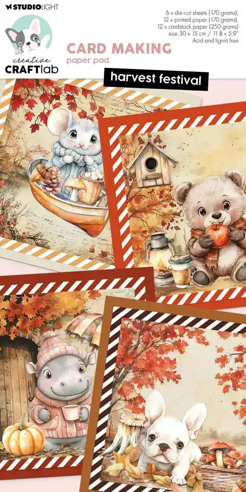 Craftlab Card Making Paper Pad Harvest Festival