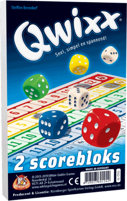 Qwixx block - scoreblok
