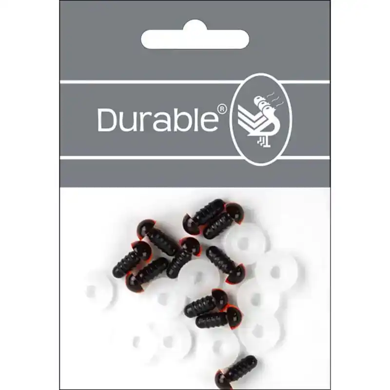 Durable veiligheidsoogjes 10 mm bruin