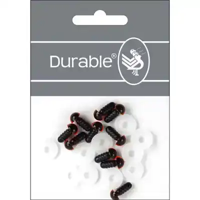 Durable veiligheidsoogjes 10 mm bruin