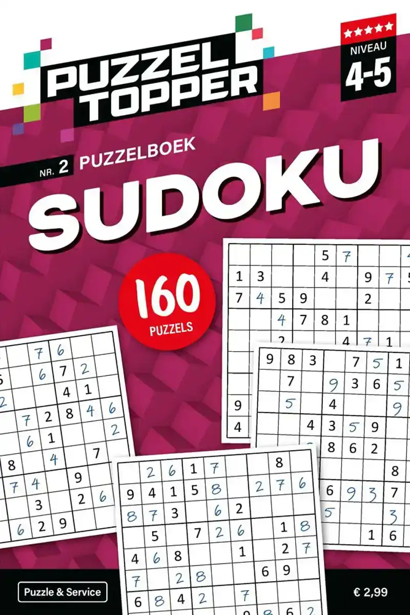 96 pag. sudoku 4-5 stippen nr.2 puzzeltopper